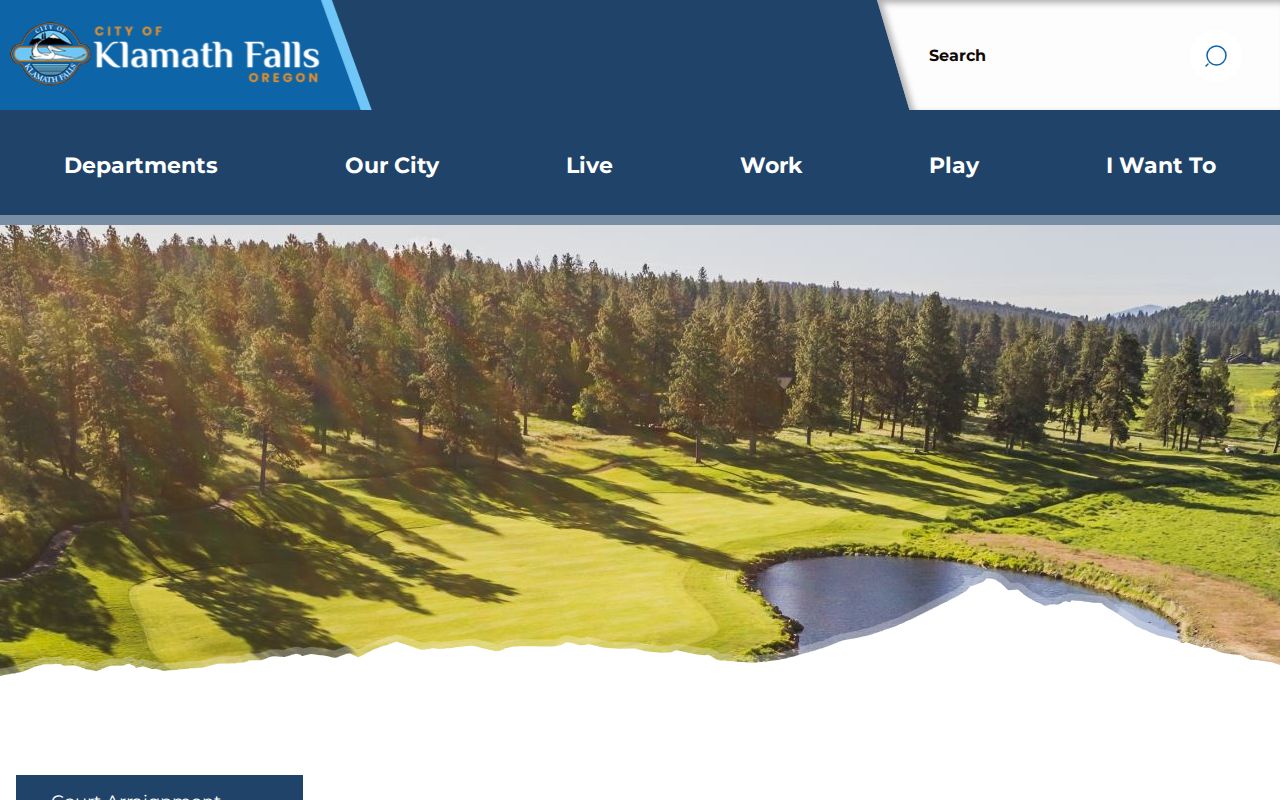 Klamath Falls criminal records municipal court jurisdiction page